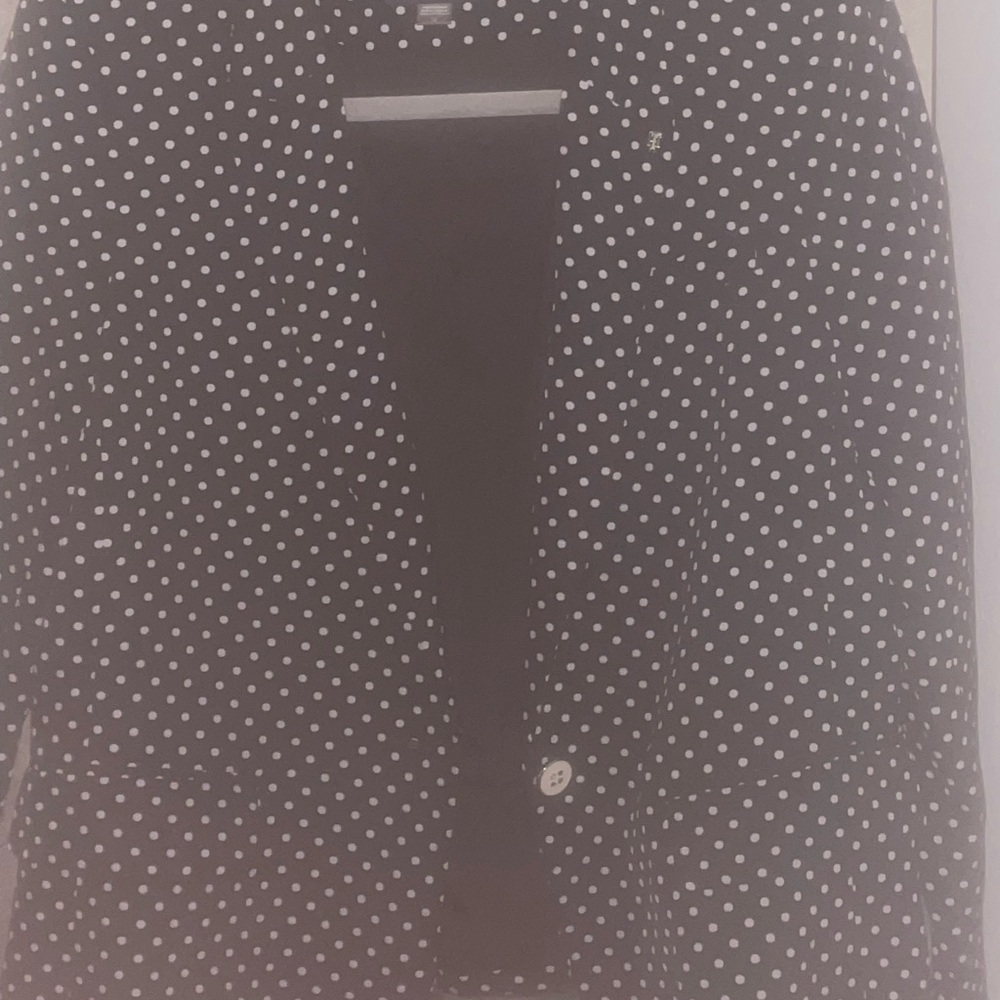 Tommy Hilfiger Black Dotted Blazer